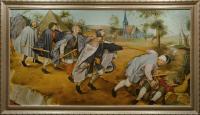 Pavel Epifanov Copy of Bruegel "The Parable of The Blind", 1568 Копии картин