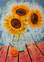 Alexandr Gukalov Sunflowers 
