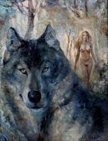 Vale-Ra Волчица Обнаженная натура