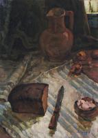 Vasily Belikov Натюрморт с хлебом и солью Натюрморт