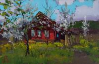 Alexey Golovchenko Цветение Сельский пейзаж