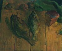 Vasily Belikov Still life with fish Натюрморт
